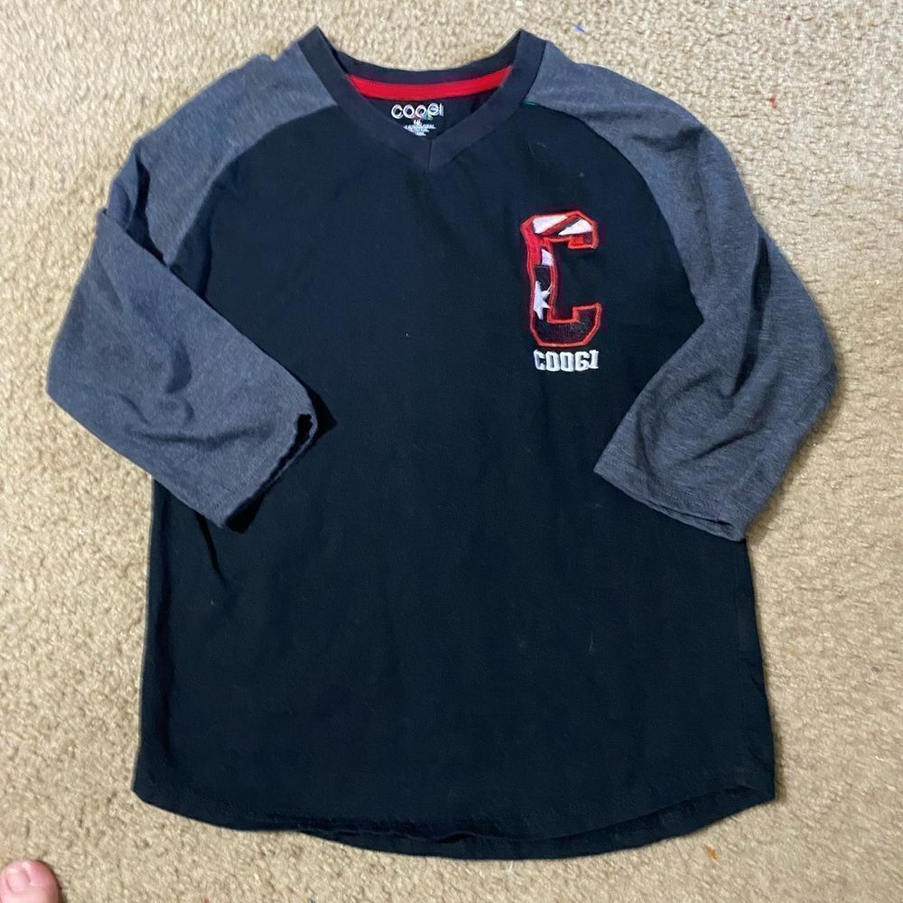Boys Coogi Black and Red Tshirt